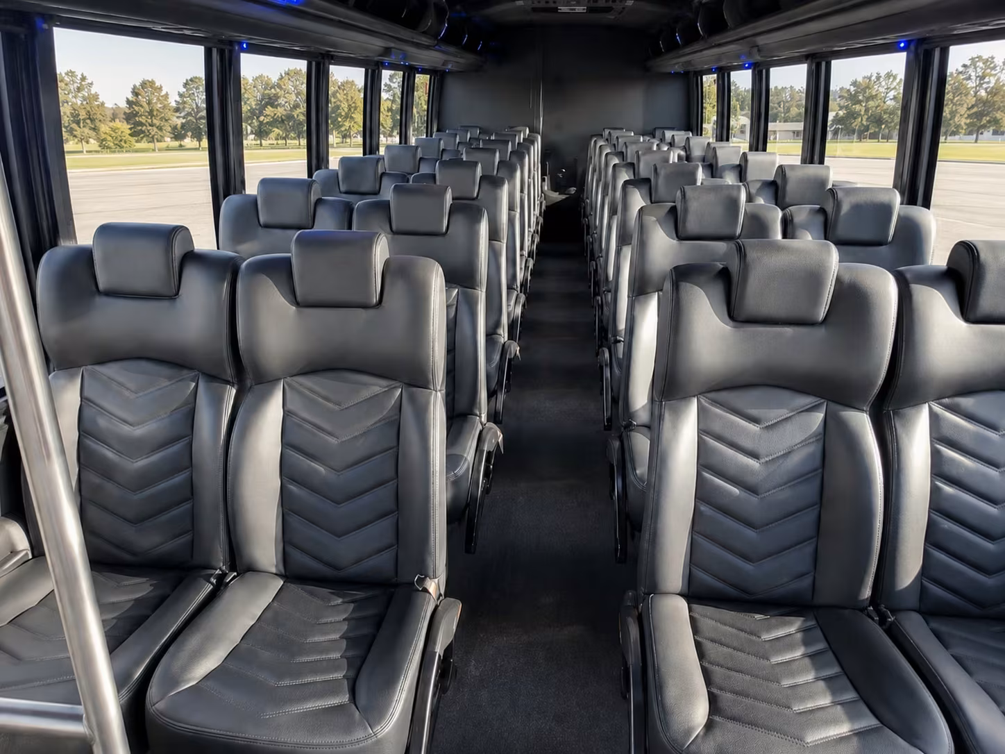 15 passenger minibus inside