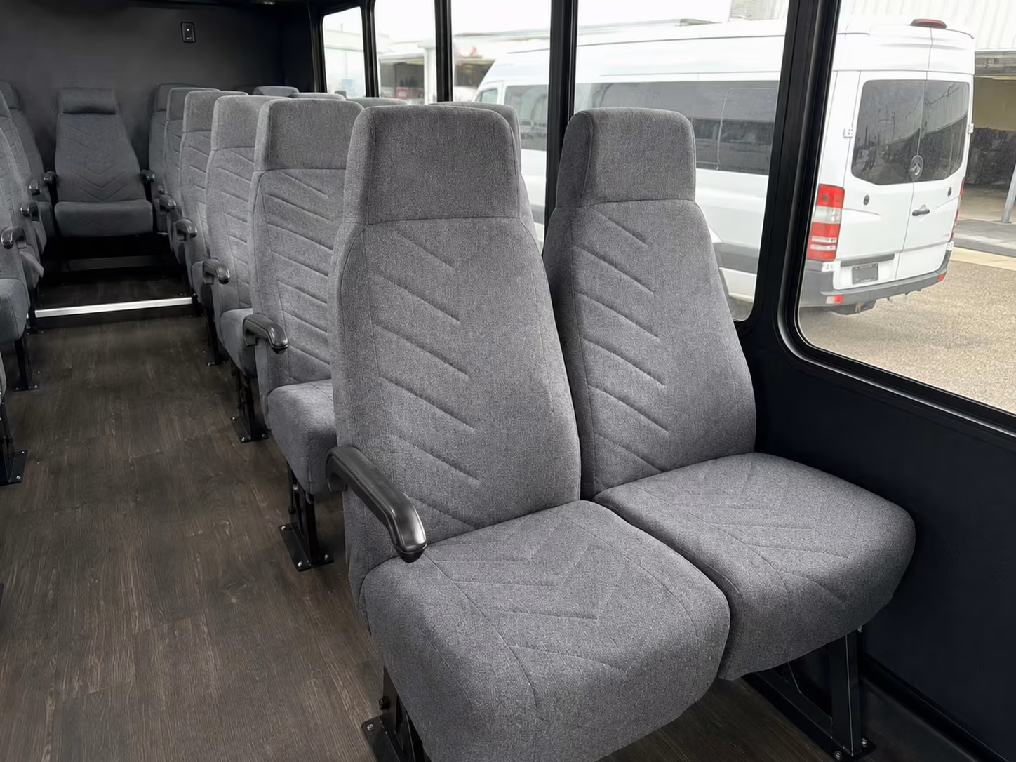 15 passenger minibus interior