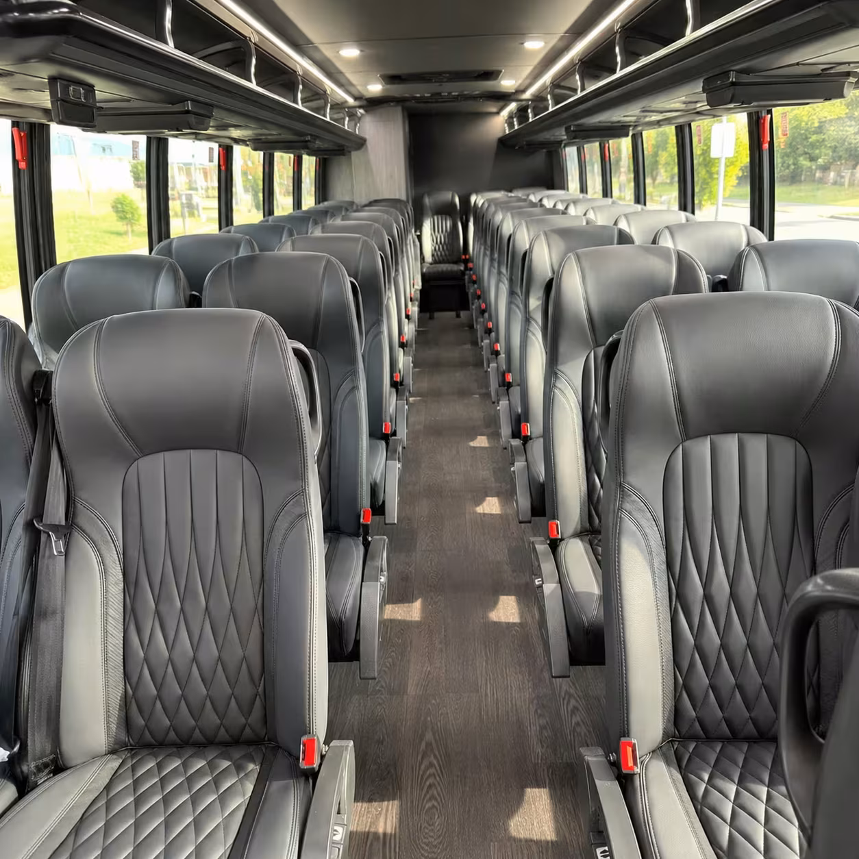 25 passenger minibus interior