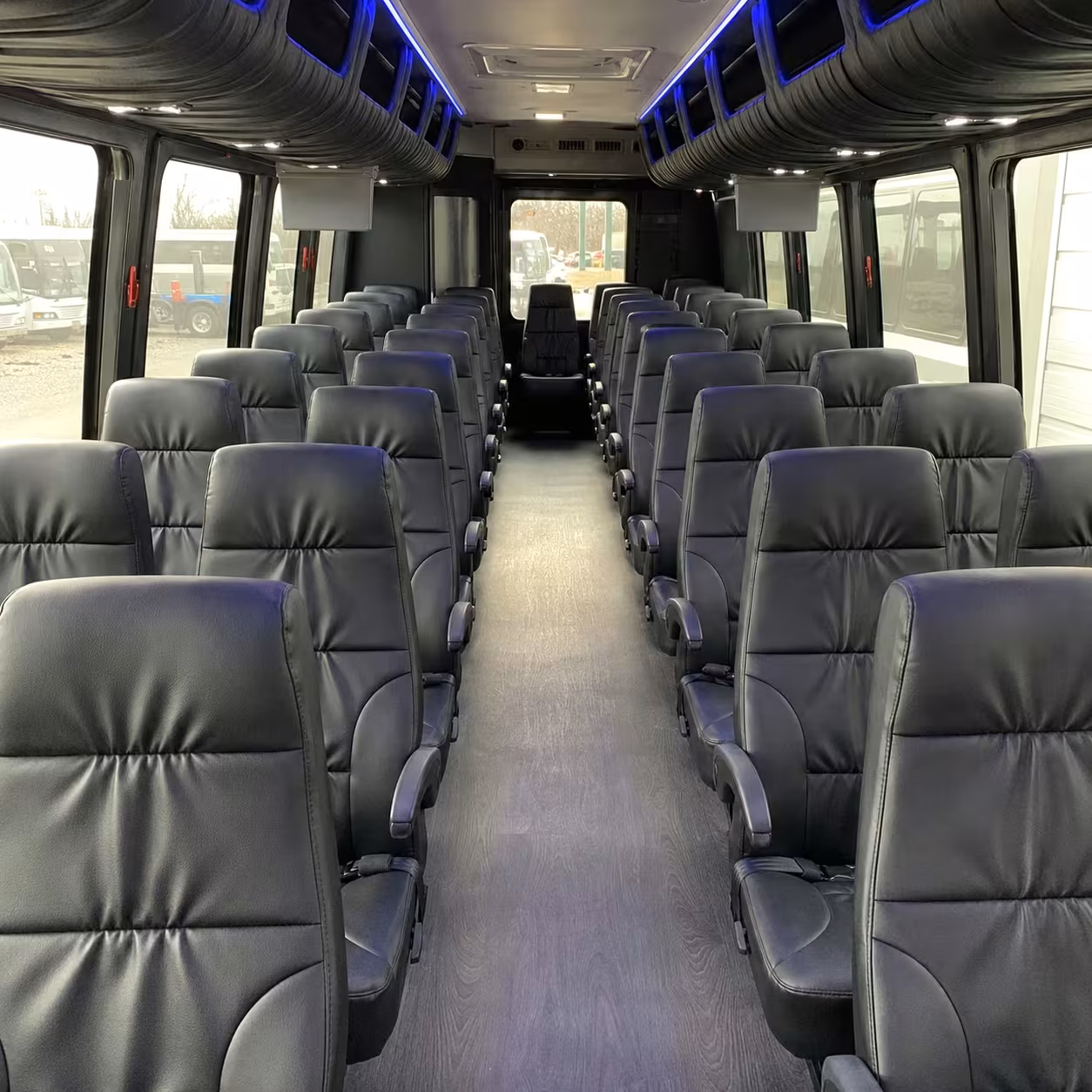 35 passenger minibus interior