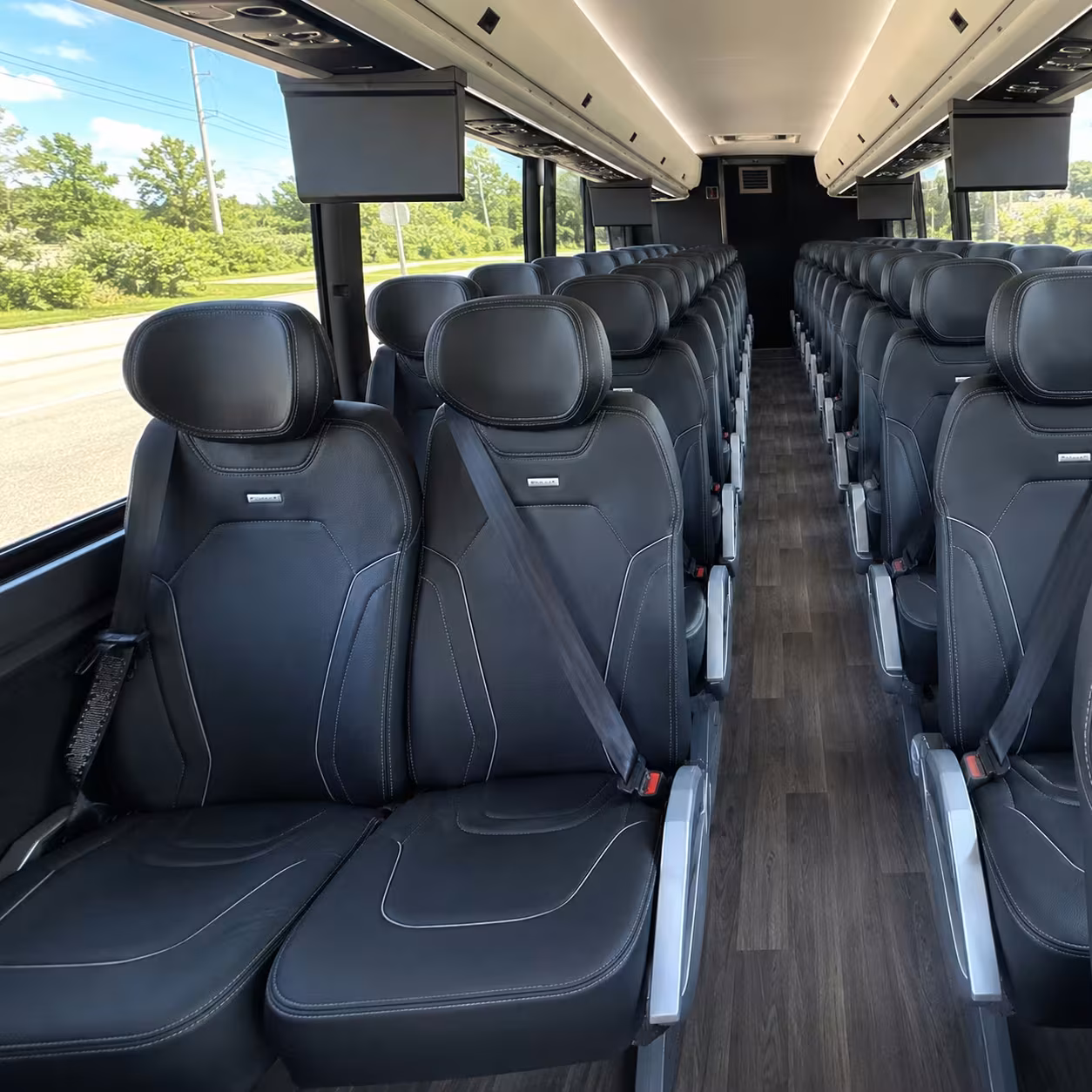 west covina charter bus interior