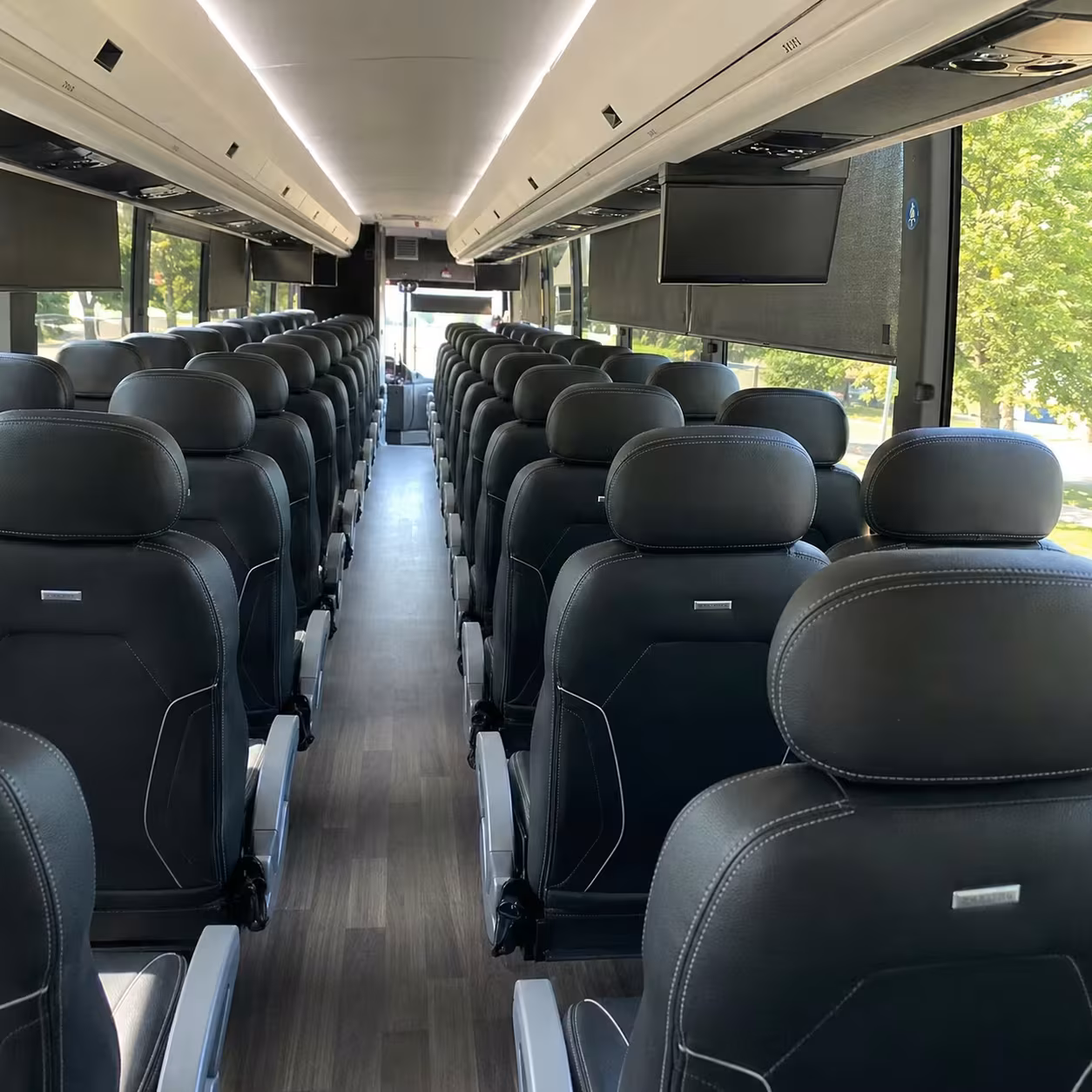 west covina charter bus rental inside