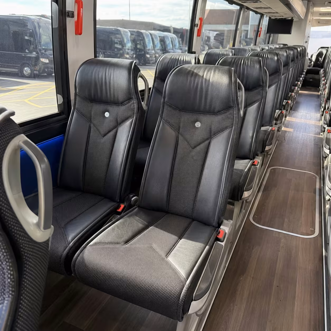 west covina charter bus rental interior